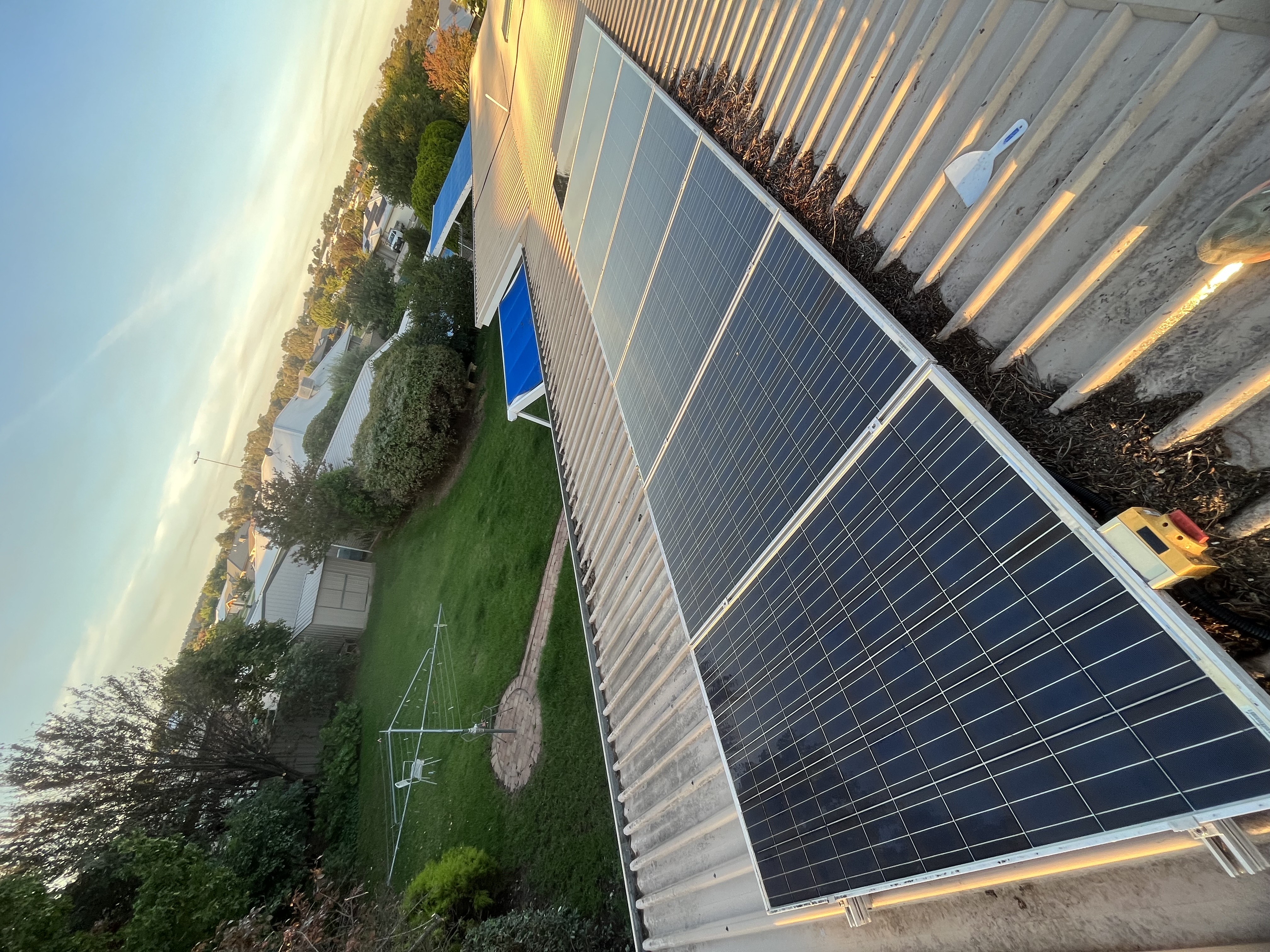 Clean solar panels after Fresko Cleaning service